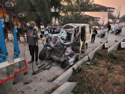 Mumbai-Goa highway truck-car collision on Thursday 9 killed | महाराष्ट्र-गोवा हाईवे पर भीषण सड़क हादसा, कार और ट्रक की टक्कर में 1 बच्चे समेत 9 लोगों की मौत