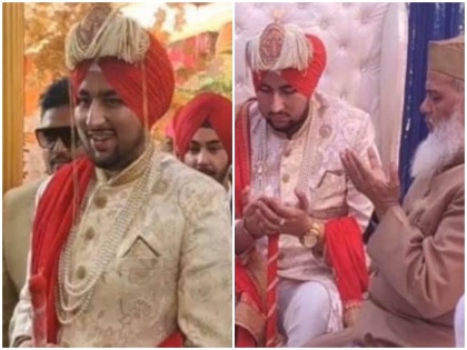 Muslim Groom Wears turban on his wedding day to honour sikhs who helped delhi violence victims | सिखों के सम्मान में अब्दुल हकीम ने अपनी शादी में बांधी पगड़ी, दिल्ली हिंसा के दौरान मदद के लिए कहा शुक्रिया, पेश की सांप्रदायिक सद्धाव की मिसाल