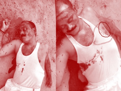Photo indicates 3 bullets fired at Munna Bajrangi 15 minutes after his death, goes viral | मुन्ना बजरंगी की लाश में भी दागी गईं थी दो गोलियां, जेल में मोबाइल से खीचीं गई तस्वीरें वायरल