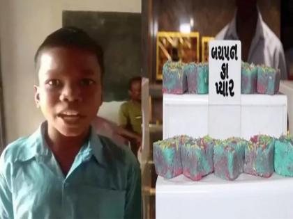 A shop owner in Surat has made a special type of sweets and give the name bachpan ka pyar | सूरत में बिक रही 'बचपन का प्यार' मिठाई, कीमत बस 580 रुपए किलो, जानिए कैसे बनाया गया है इसे