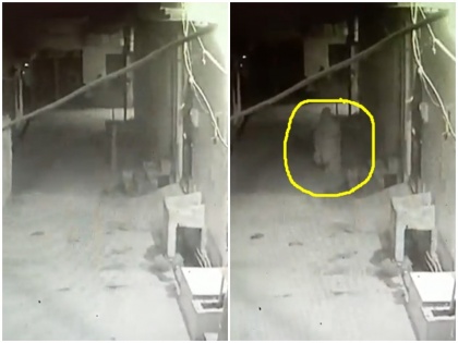 Mysterious figure seen narrow street of Aligarh in the dark of night people claim ghost caught on camera | वीडियो: रात के अंधेरे में अलीगढ़ की संकरी गली में दिखी रहस्यमय आकृति, लोगों का दावा- 'भूत' हुआ कैमरे में कैद