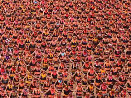 Nagaland: 5000 women perform Largest Traditional Konyak Dance for Guinness World Record | नागालैंड: गिनीज में नाम दर्ज कराने के लिए एक साथ नाचीं पांच हजार महिलाएं