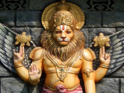 Narasimha Jayanti 2019: Fourth avatar of Lord Vishnu, Know significance, date, puja time, shubh muhurat, puja vidhi, Lord Narasimha mantra | नृसिंह जयंती आज, इस शक्तिशाली मंत्र से करें विष्णु अवतार का आह्वान, कष्टों से मिलेगी मुक्ति