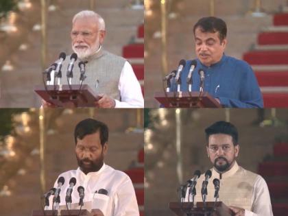 Modi Cabinet 2019: Kurta-Pajama and of Hindi Language dominating theme in the Swearing-In ceremony | Modi Cabinet 2019: शपथ ग्रहण समारोह में छाया रहा कुर्ता-पायजामा और हिंदी भाषा का जादू