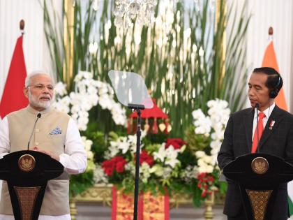 PM Narendra Modi meet Indonesian President Joko Widodo, LIVE news updates in Hindi | पीएम मोदी का इंडोनेशिया दौरा: कई मुद्दों पर बनी सहमति, जकार्ता में भारतीयों को किया संबोधित