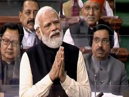 PM Narendra Modi in Lok Sabha takes dig at congress says Today I only talk about Nehru ji | 'आज तो नेहरूजी ही नेहरूजी...मजा लीजिए..',संसद में पीएम मोदी ने अपने भाषण में देश के पहले प्रधानमंत्री का कब-कब किया जिक्र PM Narendra Modi in Lok Sabha takes dig at congress says Today I only talk about Nehru ji | 'आज तो नेहरूजी ही नेहरूजी...मजा लीजिए..',संसद में पीएम मोदी ने अपने भाषण में देश के पहले प्रधानमंत्री का कब-कब किया जिक्र