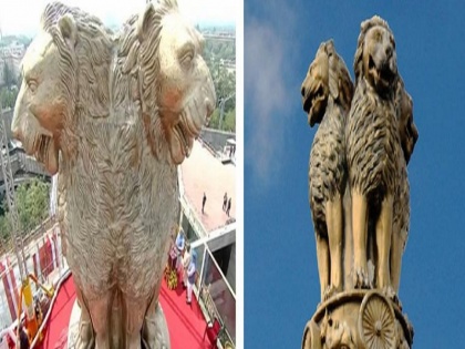 Hardeep Piri says national emblem sculpture is exact replica of Lion in Sarnath | हरदीप सिंह पुरी ने कहा- सारनाथ स्थित राष्ट्रीय प्रतीक और नए संसद के ऊपर लगे राष्ट्री प्रतीक एक समान