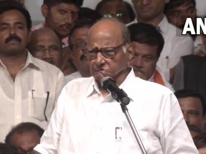 Sharad pawar vs Ajit pawar ncp 82 saal ka sher abhi bhi zinda hai 35 out of 53 MLAs attend meeting fight to reach door Election Commission see video | Sharad pawar vs Ajit pawar: शरद पवार पर भारी पड़ रहे अजित!, 53 में से 35 विधायक बैठक में शामिल, निर्वाचन आयोग के दरवाजे तक पहुंच लड़ाई