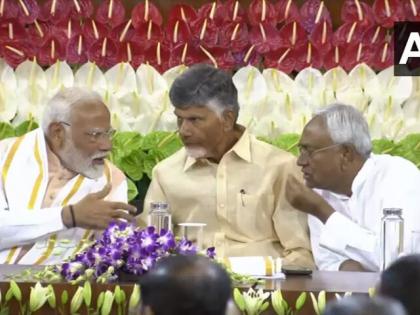 NDA Parliamentary Party meeting cm nitish kumar bihar cm tiger abhi jinda hai posters on streets see pictures | NDA Parliamentary Party meeting: टाइगर अभी जिंदा है...,पटना की सड़कों पर पोस्टर, देखें तस्वीरें NDA Parliamentary Party meeting cm nitish kumar bihar cm tiger abhi jinda hai posters on streets see pictures | NDA Parliamentary Party meeting: टाइगर अभी जिंदा है...,पटना की सड़कों पर पोस्टर, देखें तस्वीरें