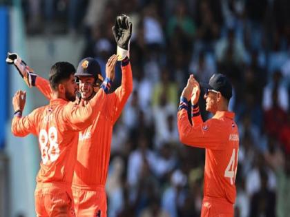 NED vs BAN CWC 2023 Netherlands beats Bangladesh by 50 runs in World Cup | NED vs BAN: विश्वकप में नीदरलैंड्स ने बांग्लादेश को 87 रन से मात दी, पॉल वैन मीकेरेन ने झटके 4 विकेट