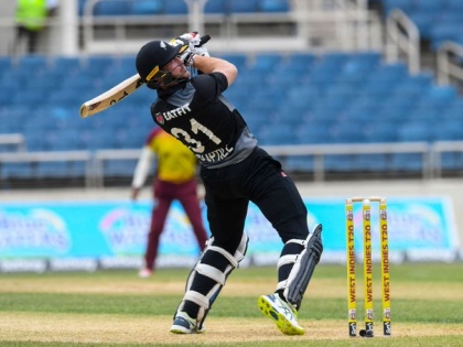 West Indies vs New Zealand 2022 New Zealand won 90 runs lead 2-0 PLAYER OF THE MATCH Glenn Phillips 41 balls 76 runs 6 sixes 4 fours | West Indies vs New Zealand 2022: न्यूजीलैंड सीरीज में 2-0 से आगे, ग्लेन फिलिप्स का धमाका, 41 गेंद, 76 रन, 6 छक्के और 4 चौके