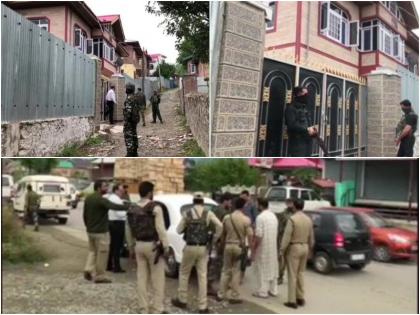 National Investigation Agency(NIA) raids at 4 locations in Baramulla district of North Kashmir | जम्मू कश्मीरः बारामूला जिले के चार ठिकानों पर NIA की छापेमारी, पुलिस और CRPF भी मौजूद National Investigation Agency(NIA) raids at 4 locations in Baramulla district of North Kashmir | जम्मू कश्मीरः बारामूला जिले के चार ठिकानों पर NIA की छापेमारी, पुलिस और CRPF भी मौजूद