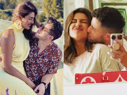 प्रियंका चोपड़ा को पति निक ने किया Kiss, देखें दोनों की रोमांटिक तस्वीरें