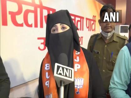 UP Election 2022 I've joined BJP because it brought Triple Talaq law says nida khan | UP Election 2022: मौलाना तौकीर रजा खान की बहू निदा खान हुईं भाजपा में शामिल, ट्रिपल तलाक कानून को बताई बीजेपी ज्वॉइन करने की वजह