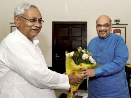BJP & JDU will fight on equal number of seats Lok Sabha Elections 2019 in Bihar | बिहार पर अमित शाह ने खोले पत्तेः बीजेपी-जेडीयू बराबर सीटों पर लड़ेंगी लोकसभा चुनाव, पासवान-कुशवाहा भी साथ
