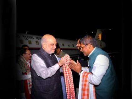 Amit Shah JP Nadda arrive in Patna ahead of Nitish Kumar swearing-in as Bihar CM | Nitish Kumar Oath: अमित शाह और नड्डा पहुंचे पटना, नीतीश कुमार के शपथ ग्रहण समारोह में लेंगे हिस्सा