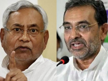 bihar CM Nitish kumar said Upendra Kushwaha himself contact BJP move out JDU quickly making false allegations others | कुशवाहा खुद बीजेपी के संपर्क में, सीएम नीतीश ने कहा-जल्दी से जदयू से बाहर चले जाएं, दूसरे पर गलत आरोप लगा रहे....