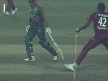 Incorrect ‘No ball’ sparks controversy in West Indies vs Bangladesh 3rd T20I | BAN vs WI: एक गलत 'नो बॉल' से खड़ा हुआ विवाद, लिटन दास को लेकर पलटा गया थर्ड अंपायर का फैसला