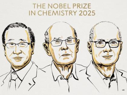 Nobel Prize in Chemistry goes to Susumu Kitagawa, Richard Robson and Omar M Yaghi for metal-organic frameworks | सुसुमु कितागावा, रिचर्ड रॉब्सन और उमर एम याघी को रसायन विज्ञान का नोबेल पुरस्कार
