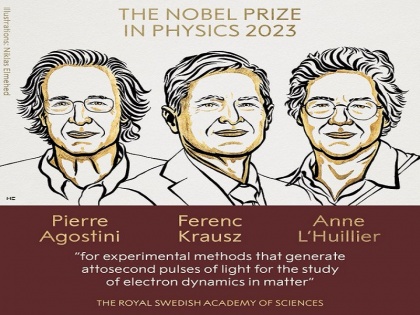 Nobel Prize in Physics 2023 Pierre Agostini, Ferenc Krausz and Anne L’Huillier win for study of electron dynamics | Nobel Prize in Physics 2023: पियरे एगोस्टिनी, फेरेन्क क्रॉस्ज और ऐनी को मिला भौतिकी का नोबल पुरस्कार