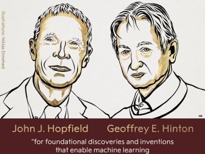 Nobel Prize in Physics to John J Hopfield and Geoffrey E Hinton for foundational discoveries and inventions that enable machine learning with artificial neural networks | Nobel Prize in Physics 2024: जॉन हॉपफील्ड और ज्योफ्री हिंटन को भौतिकी नोबेल पुरस्कार?, मशीन लर्निंग को सक्षम बनाने वाली, 10 लाख अमेरिकी डॉलर मिलेगा Nobel Prize in Physics to John J Hopfield and Geoffrey E Hinton for foundational discoveries and inventions that enable machine learning with artificial neural networks | Nobel Prize in Physics 2024: जॉन हॉपफील्ड और ज्योफ्री हिंटन को भौतिकी नोबेल पुरस्कार?, मशीन लर्निंग को सक्षम बनाने वाली, 10 लाख अमेरिकी डॉलर मिलेगा