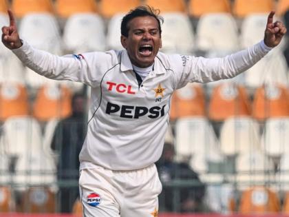 WATCH: Pakistan's Noman took a hat-trick against West Indies, wickets kept falling like a pack of cards | WATCH: वेस्टइंडीज के खिलाफ पाकिस्तान के नोमान ने ली हैट्रिक, ऐसा करने वाले पहले पाक स्पिनर बने