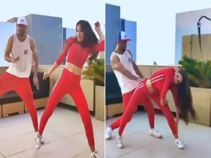 Dilbar girl Nora Fatehi dance moves on taki taki song goes viral | नोरा फतेही ने 'ताकी-ताकी' सॉन्ग पर कमर हिलाकर मचाया तहलका, जबरदस्त तरीके से वायरल हो रहा वीडियो