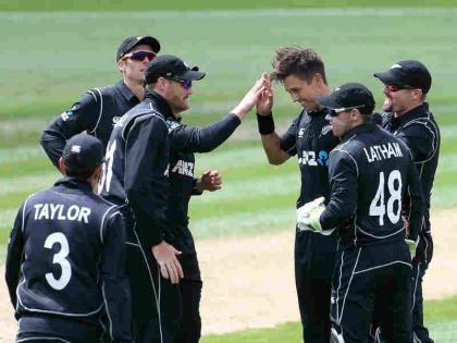 New Zealand beat Pakistan by 183 runs in 3rd ODI | न्यूजीलैंड ने तीसरे वनडे में पाकिस्तान को 74 रन पर समेटा, दर्ज की 183 रन से बड़ी जीत