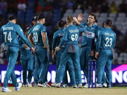 NZ vs UGA, T20 World Cup 2024 UGA 40 runs 18-4 NZ 41-1 runs 5-2 overs Trent Boult tim Southee 8 over 2 m 11 runs 5 wickets | NZ vs UGA, T20 World Cup 2024: खाता खुला, साउथी और बोल्ट की गेंदबाजी, 8 ओवर, 11 रन और 5 विकेट, युगांडा को 9 विकेट से कूटा