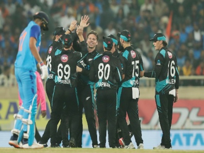 IND vs NZ, 1st T20I: New Zealand beat India by 21 runs in the first T20 match, lead 1-0 in the series | IND vs NZ, 1st T20I: पहले टी20 मुकाबले में न्यूजीलैंड ने भारतीय युवा टीम को 21 रनों से हराया, श्रृंखला में बनाई 1-0 से बढ़त