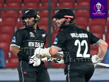New Zealand vs Pakistan, 3rd Warm-up game New Zealand won by 5 wkts | World Cup 2023: अभ्यास मैच में 345 रन बनाकर भी नहीं जीत सका पाकिस्तान, न्यूजीलैंड ने 5 विकेट से हराया