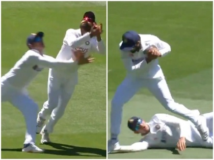 India vs Australia, 2nd Test: Matthew Wade wicket video, Ravindra Jadeja takes a running catch | IND vs AUS, 2nd Test: उल्टा दौड़ते हुए साथी खिलाड़ी से टकराए रवींद्र जडेजा, मगर नहीं छोड़ा कैच, देखें वीडियो