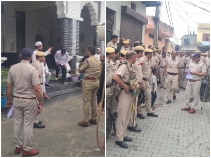 On the occasion of Ram Navami saffron flag was hoisted on the mosque in Haryana sonipat slogans were raised 5 arrested | रामनवमी के मौके पर हरियाणा में मस्जिद पर फहराया गया भगवा झंडा, लगाए गए नारे, 5 गिरफ्तार