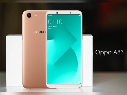 Oppo A83 smartphone with face unlock feature launched in india | Face Unlock फीचर और फुल स्क्रीन डिस्प्ले से लैस Oppo A83 भारत में लॉन्च, जानें कीमत