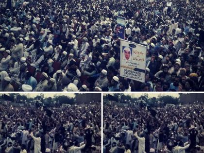 Over one lakh Pashtuns held a rally in Peshawar against Pakistan government The protesters demanded international community to intervene in the war crimes in Fata | पाकिस्तान: सरकार के खिलाफ सड़क पर उतरे एक लाख पश्तून, उठाई आजादी की मांग