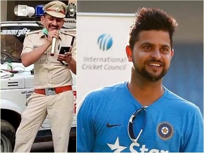 Coronavirus: Indian Cricketer suresh raina shared policeman video, spreading awareness against COVID-19 | VIDEO: पुलिस अफसर ने 'प्यार का नगमा' गाकर लोगों को किया जागरूक, सुरेश रैना ने तारीफों के बांधे पुल