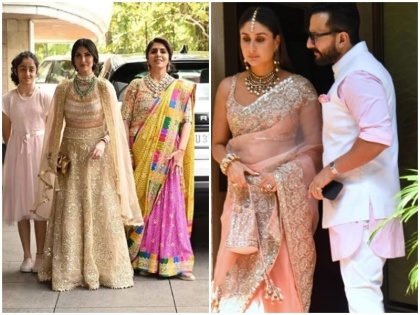 Ranbir Alia Marriage guests reached to attend wedding Neetu kapoor Riddhima Kareena Saif ali | Ranbir Alia Marriage: शादी में शामिल होने पहुंचे सभी मेहमान, तैयार होने के बाद नीतू, रिद्धिमा, करीना-सैफ अली की तस्वीरें आई सामने