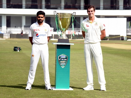 Pak vs Aus Both teams play Benaud-Qadir Trophy Pakistan captain Babar Azam and Australia captain Pat Cummins  | Pak vs Aus: 1998 के बाद ऑस्ट्रेलिया टीम पाकिस्तान में, इन दो दिग्गज के नाम पर टेस्ट सीरीज, जानें इनके बारे में