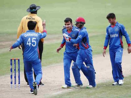 ICC Under 19 World Cup 2018: Afghanistan beat Pakistan by 5 wickets | ICC अंडर-19 वर्ल्ड कप: अफगानिस्तान का कमाल, पाकिस्तान को 5 विकेट से हराया