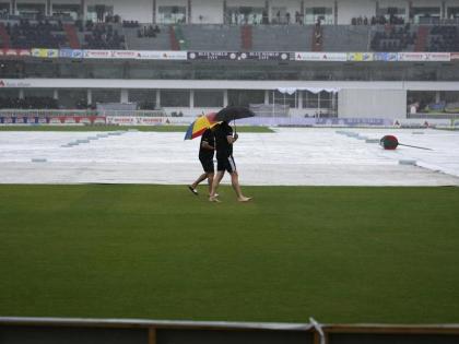 Pakistan vs Bangladesh, 2nd Test 2024 PAK vs BAN Persistent rain in Rawalpindi washes out Day 1 Double problem Pakistan losing test series soil crisis WTC points | Pakistan vs Bangladesh, 2nd Test 2024: अगर बारिश में धुल गया तो क्या होगा?, पाकिस्तान के सामने दोहरी समस्या, सरजर्मीं पर टेस्ट सीरीज हारने और डब्ल्यूटीसी अंक पर संकट!