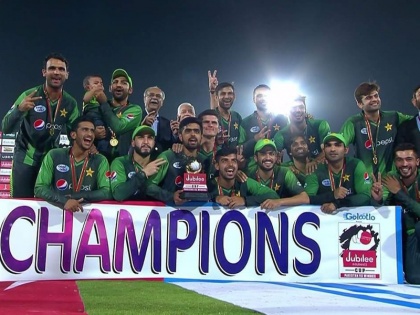 pakistan beat west indies by 8 wicket to complete 3-0 series | कराची टी-20: पाकिस्तान ने वेस्टइंडीज को 8 विकेट से हराया, 3-0 से जीती सीरीज