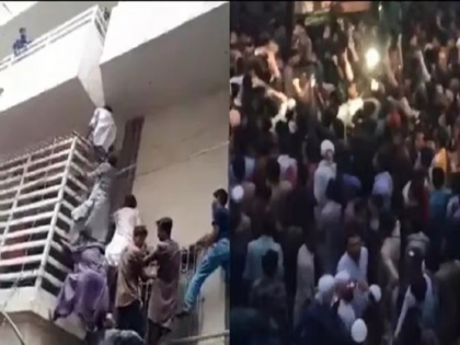 Pakistan hyderabad preparation to kill hindu man ashok kumar by huge mob on charges blasphemy watch video | पाकिस्तान: ईशनिंदा के आरोप में भारी भीड़ द्वारा दूसरे समुदाय के शख्स को मारने की थी तैयारी, देखें वीडियो