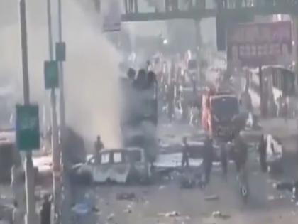 VIDEO: Violent protests erupt in Pakistan over Gaza, several people killed, including a policeman | VIDEO: गाजा को लेकर पाकिस्तान में टीएलपी का हिंसक आंदोलन, कई लोगों की मौत, पुलिसकर्मी भी मारा गया