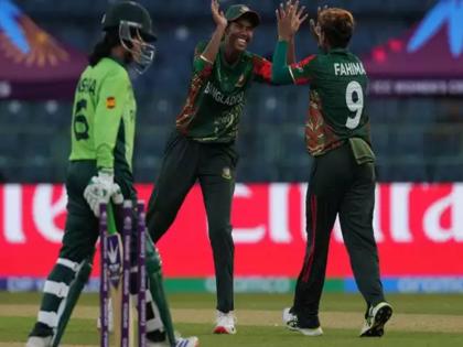 BANW vs PAKW: Bangladesh beat Pakistan by 7 wickets in ICC Women's World Cup, Rubia Halder scored a half-century | BANW vs PAKW: आईसीसी महिला विश्वकप में बांग्लादेश ने पाकिस्तान को 7 विकेट से धोया, रूबिया हाल्दार ने खेली अर्धशतकीय पारी