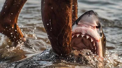 Palghar shark 100 foot long dead whale washed ashore killed collision ship or large boat! | Palghar shark: 100 फुट लंबी मृत व्हेल बहकर किनारे पर आई, जहाज या बड़ी नाव से टकराने के कारण मौत!