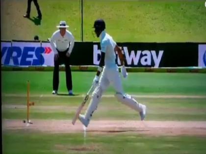 india vs south africa 2nd test hardik pandya run out twitter and sunil gavaskar reaction | Ind Vs SA: पंड्या के रन आउट पर भड़का सोशल मीडिया, गावस्कर बोले- माफी लायक नहीं!