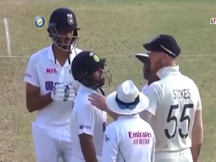 India vs England Rishabh Pant refuses to bat after having an argument with Ben Stokes on the field | मैच के दौरान ऋषभ पंत और बेन स्‍टोक्‍स के बीच हुई जोरदार झड़प, बचाव करने के लिए बीच में आए अंपायर, वीडियो वायरल