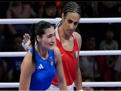In Paris Olympics 2024, a 'male' boxer was made to fight with a female boxer, the match ended in 46 seconds, causing uproar | VIDEO: पेरिस ओलंपिक में ‘पुरुष’ बॉक्सर को महिला मुक्केबाज से लड़वाया, 46 सेकेंड में मैच खत्म, मच गया हंगामा In Paris Olympics 2024, a 'male' boxer was made to fight with a female boxer, the match ended in 46 seconds, causing uproar | VIDEO: पेरिस ओलंपिक में ‘पुरुष’ बॉक्सर को महिला मुक्केबाज से लड़वाया, 46 सेकेंड में मैच खत्म, मच गया हंगामा