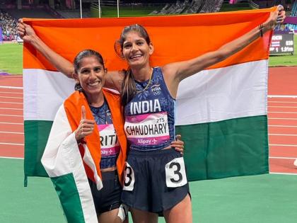 Asian Games 2023 India's Parul Chaudhary wins women's 3000m steeplechase silver, bronze for Priti at Asian Games | Asian Games 2023: 3000 मीटर स्टीपलचेज स्पर्धा में रजत और कांस्य पदक, पारुल चौधरी और प्रीति ने किया कमाल Asian Games 2023 India's Parul Chaudhary wins women's 3000m steeplechase silver, bronze for Priti at Asian Games | Asian Games 2023: 3000 मीटर स्टीपलचेज स्पर्धा में रजत और कांस्य पदक, पारुल चौधरी और प्रीति ने किया कमाल
