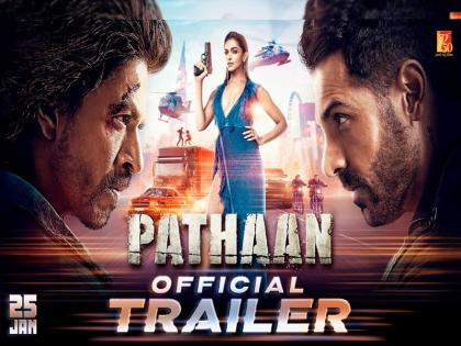 Pathaan Trailer Out released shah rukh khan deepika padukone john abraham watch video | Pathaan Trailer: फिल्म “पठान” ट्रेलर लॉन्च, छा गए शाहरुख, दीपिका और जॉन, देखें वीडियो